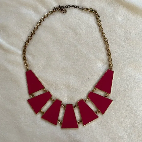 Bright pink chunky necklace - Picture 2 of 3